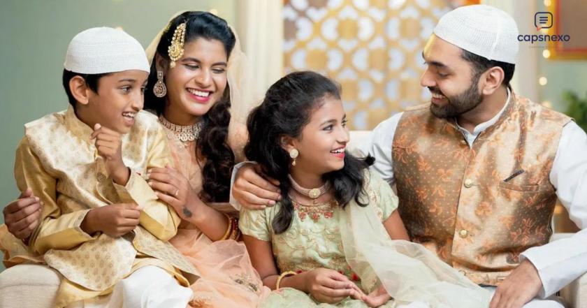 Eid Mubarak Wishes for Family in Hindi