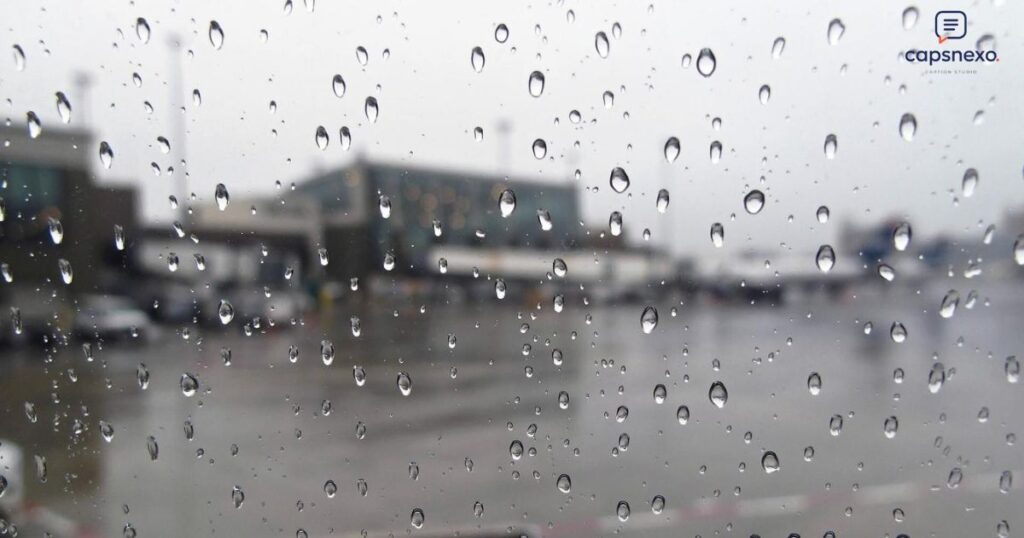 First Rain Captions for Instagram