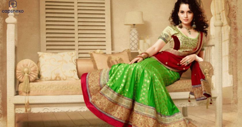 Aesthetic bengali captions for saree