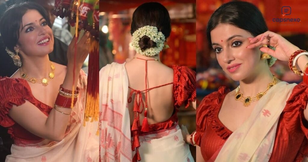 Attitude captions in bengali for saree picture