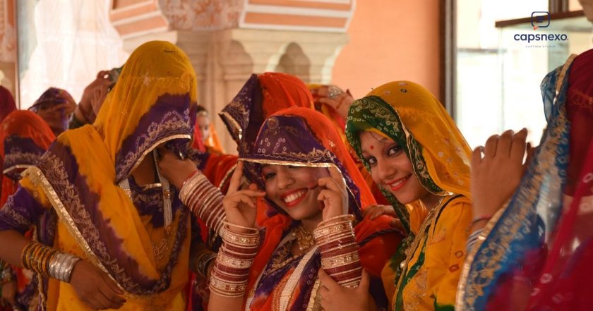 Best Captions for Rajasthani Look