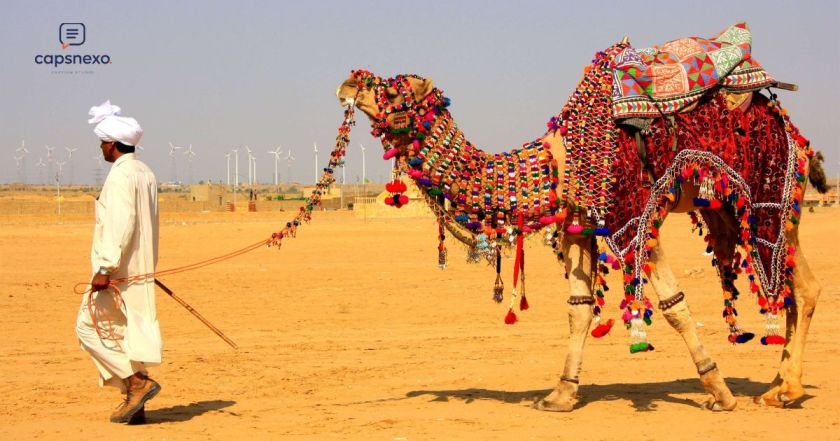 Caption For Rajasthani Look