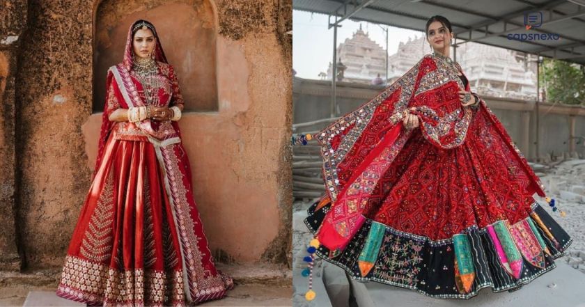 Captions for Rajasthani Saree Look