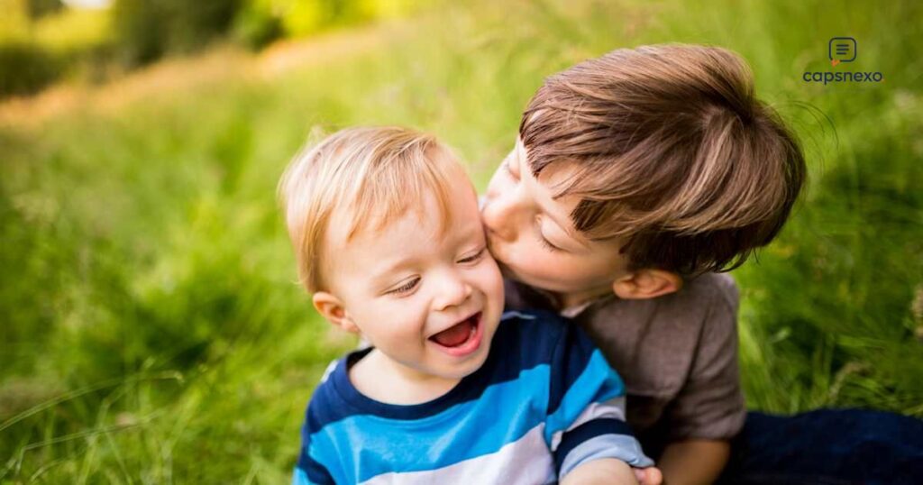 Cute One Word Caption for Brother Moments 🧸