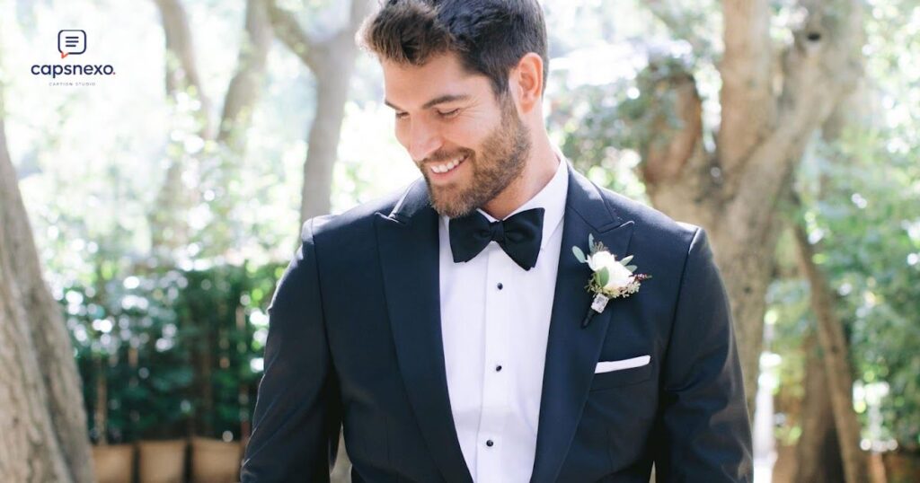 Groom Wedding Captions
