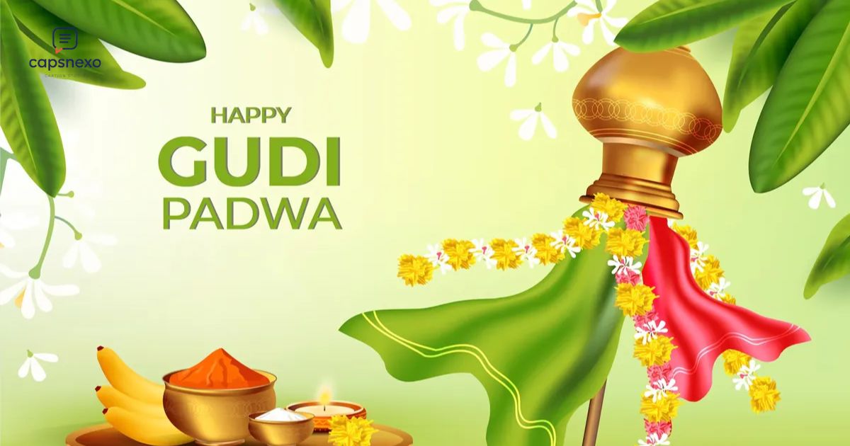 Gudi Padwa Caption in Marathi