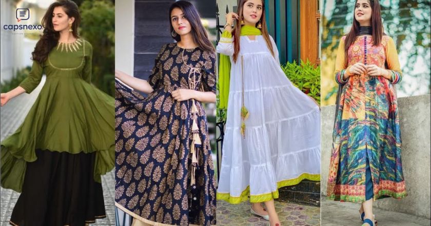 Long Kurti Captions for Instagram