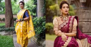 Nauvari Saree Caption for Instagram in Marathi