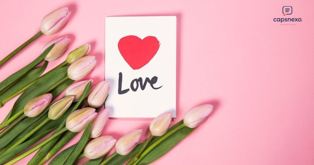 Pink Love Captions