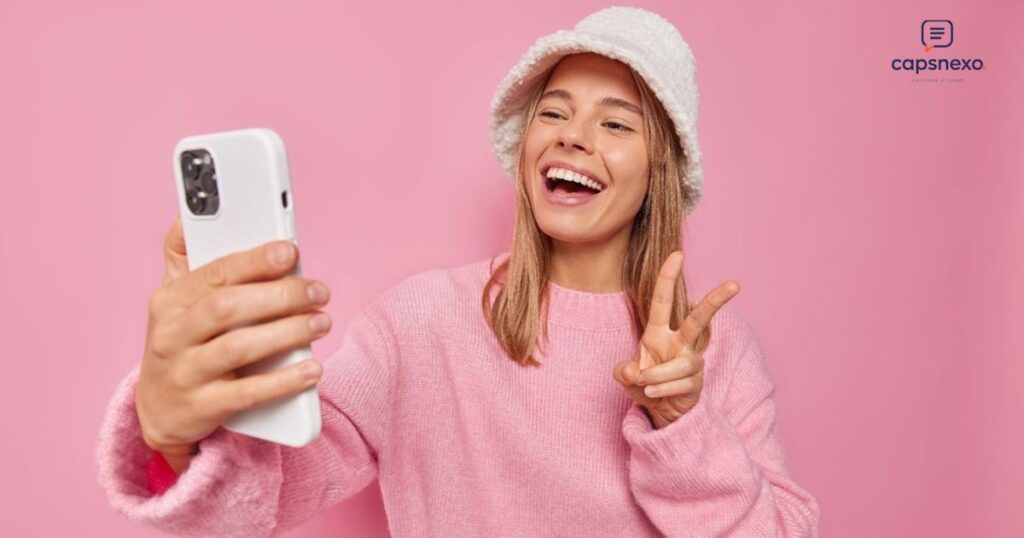 Pink Selfie Captions