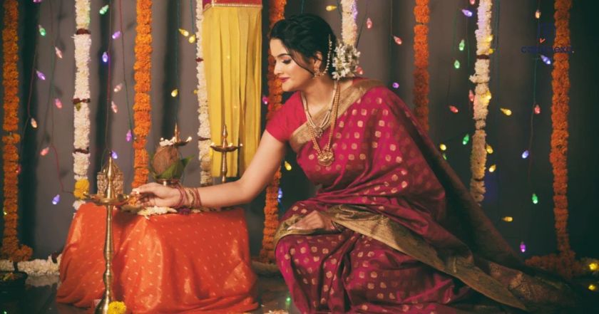Saree Captions for Instagram 👑