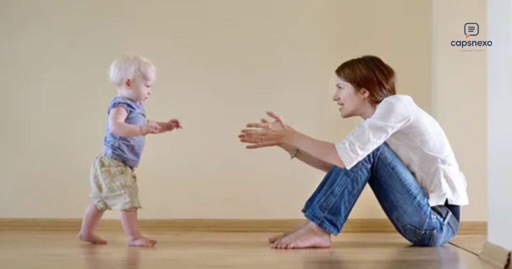 Short Baby First Walk Captions