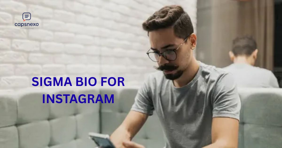 Sigma Bio For Instagram