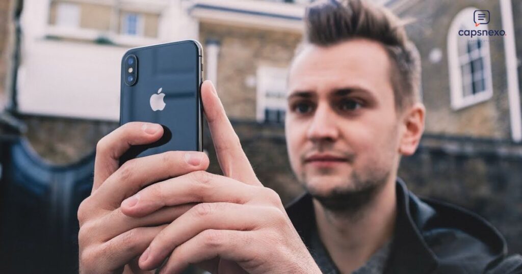 iPhone mirror selfie caption
