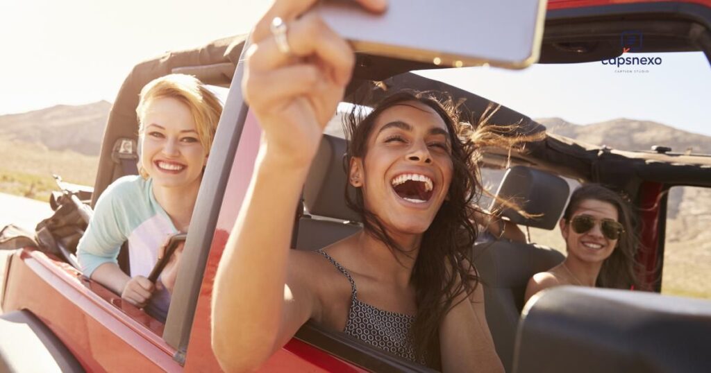☀️ Road Trip Selfie Car Captions