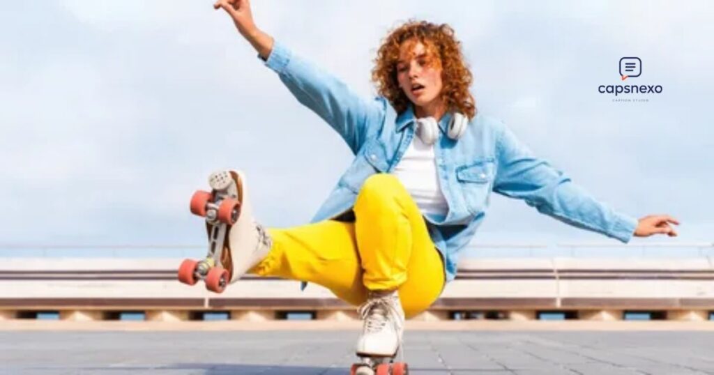 😂 Funny Roller Skating Captions