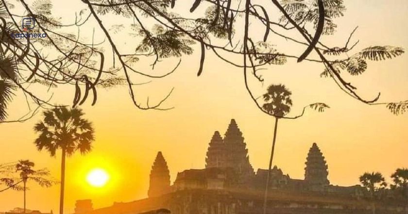 Temple Sunrise and Sunset Captions 🌅