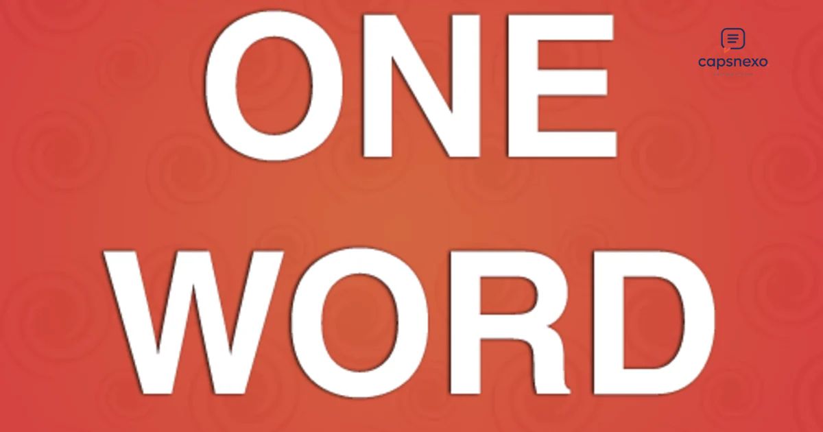 One Word Captions